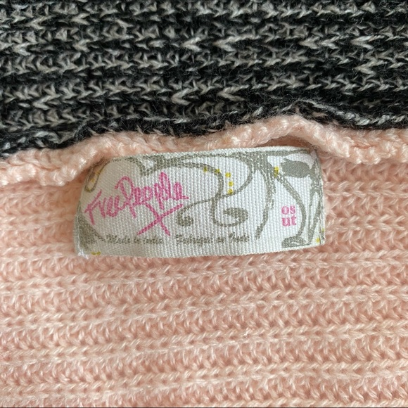 Free People Sleeveless Open Front Cardigan with Scarf Collar - Picture 2 of 5